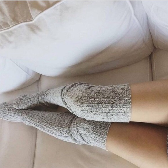 LAST SAGE⭐️ SAGE Cable Knit Thigh High Socks - Picture 12 of 14